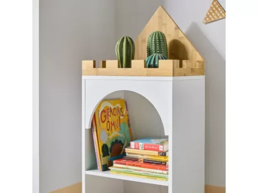 Bibliothèque Étagère De Rangement Pour Livres Et Jouets Enfant Étagère à Livres, KMB42-W -Meilleur Meubles Magasin bibliotheque 19401223