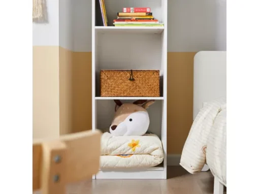 Bibliothèque Étagère De Rangement Pour Livres Et Jouets Enfant Étagère à Livres, KMB42-W -Meilleur Meubles Magasin bibliotheque 19401229