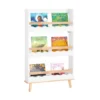 SoBuy KMB77-W Bibliothèque Murale, Étagère à Livres à 3 Niveaux, Étagère De Rangement Pour Ranger Des Livres Pour Chambre D'enfants, Salle De Jeux -Meilleur Meubles Magasin bibliotheque 20859691