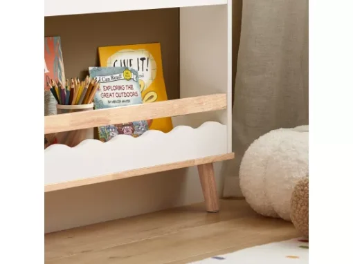 SoBuy KMB77-W Bibliothèque Murale, Étagère à Livres à 3 Niveaux, Étagère De Rangement Pour Ranger Des Livres Pour Chambre D'enfants, Salle De Jeux -Meilleur Meubles Magasin bibliotheque 20859707