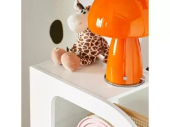 Armoire Pour Enfants, Meuble De Rangement Jouets Avec 2 Paniers Multicolores, KMB67-W -Meilleur Meubles Magasin bibliotheque 22826649