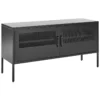 Commode à 2 Portes En Métal Noir MORLEY -Meilleur Meubles Magasin buffet 16691605