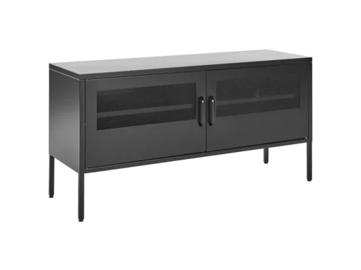 Commode à 2 Portes En Métal Noir MORLEY -Meilleur Meubles Magasin buffet 16691605