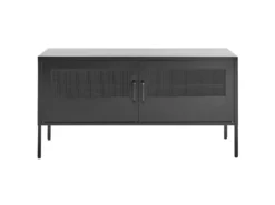 Commode à 2 Portes En Métal Noir MORLEY -Meilleur Meubles Magasin buffet 16691611