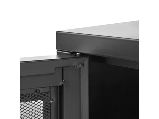 Commode à 2 Portes En Métal Noir MORLEY -Meilleur Meubles Magasin buffet 16691617