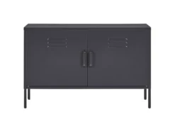 Buffet En Acier Noir URIA -Meilleur Meubles Magasin buffet 16691655