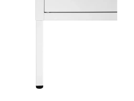 Commode à 2 Portes En Métal Blanc MORLEY -Meilleur Meubles Magasin buffet 16691719