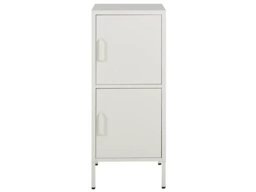 Armoire à 2 Portes En Métal Blanc HURON -Meilleur Meubles Magasin buffet 16701573
