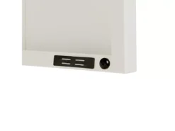 Armoire à 2 Portes En Métal Blanc HURON -Meilleur Meubles Magasin buffet 16701581