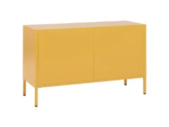 Buffet En Métal Jaune 2 Portes URIA -Meilleur Meubles Magasin buffet 16701603