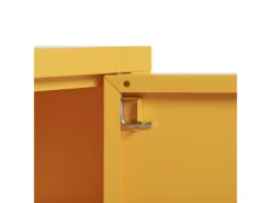 Buffet En Métal Jaune 2 Portes URIA -Meilleur Meubles Magasin buffet 16701605