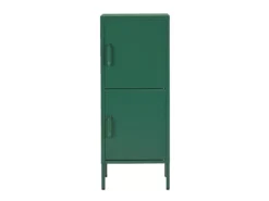 Armoire 2 Portes En Acier Vert HURON -Meilleur Meubles Magasin buffet 16701717