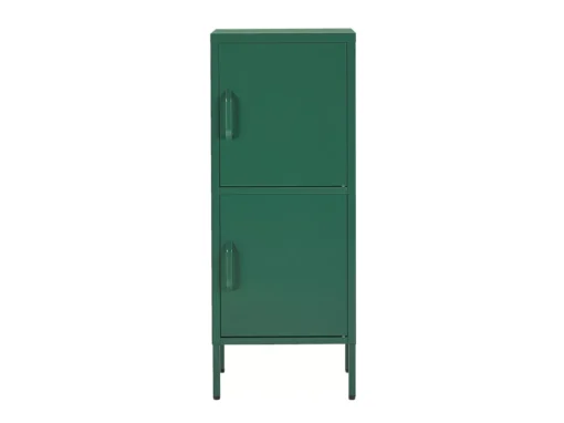 Armoire 2 Portes En Acier Vert HURON -Meilleur Meubles Magasin buffet 16701717
