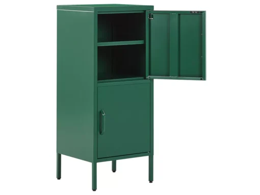 Armoire 2 Portes En Acier Vert HURON -Meilleur Meubles Magasin buffet 16701719