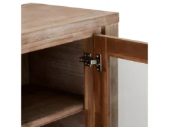 Buffet Haut Alaska Avec 3 Portes Et 2 Tiroirs - Acacia Massif Et MDF - Marron -Meilleur Meubles Magasin buffet 18873113
