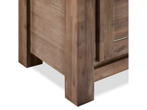 Buffet Haut Alaska Avec 3 Portes Et 2 Tiroirs - Acacia Massif Et MDF - Marron -Meilleur Meubles Magasin buffet 18873115