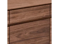 Buffet Tokyo Avec 3 Portes Et 3 Tiroirs - MDF Et Métal - Noyer -Meilleur Meubles Magasin buffet 18873157
