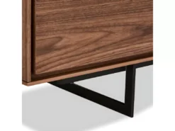 Buffet Tokyo Avec 3 Portes Et 3 Tiroirs - MDF Et Métal - Noyer -Meilleur Meubles Magasin buffet 18873161