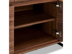 Buffet Tokyo Avec 3 Portes Et 3 Tiroirs - MDF Et Métal - Noyer -Meilleur Meubles Magasin buffet 18873165