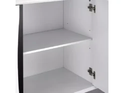 Buffet Lyon Avec 2 Portes Et 3 Tiroirs - MDF Et Bois - Blanc -Meilleur Meubles Magasin buffet 18873225
