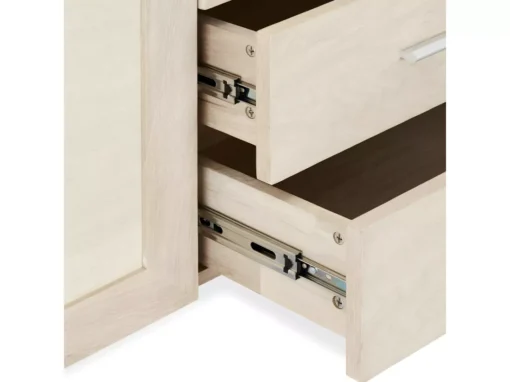 Buffet Paris Avec 3 Portes Et 4 Tiroirs - Chêne Massif Et MDF - Naturel -Meilleur Meubles Magasin buffet 18873335