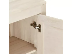 Buffet Paris Avec 3 Portes Et 4 Tiroirs - Chêne Massif Et MDF - Naturel -Meilleur Meubles Magasin buffet 18873337
