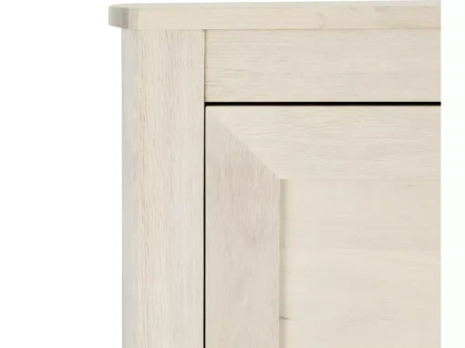 Buffet Paris Avec 3 Portes Et 4 Tiroirs - Chêne Massif Et MDF - Naturel -Meilleur Meubles Magasin buffet 18873339