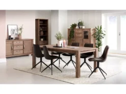 Buffet Alaska Avec 2 Portes Et 3 Tiroirs - Acacia Massif Et MDF - Marron -Meilleur Meubles Magasin buffet 18873407