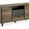 Buffet Malaga Avec 2 Portes Et 2 Tiroirs - Acacia Massif Et MDF - Marron -Meilleur Meubles Magasin buffet 18873449