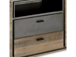 Buffet Malaga Avec 2 Portes Et 2 Tiroirs - Acacia Massif Et MDF - Marron -Meilleur Meubles Magasin buffet 18873461