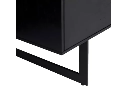 Buffet Tokyo Avec 3 Portes Et 3 Tiroirs - MDF Et Métal - Noir -Meilleur Meubles Magasin buffet 18873493