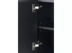 Buffet Tokyo Avec 3 Portes Et 3 Tiroirs - MDF Et Métal - Noir -Meilleur Meubles Magasin buffet 18873495