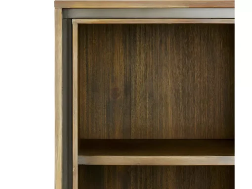 Buffet Haut Malaga Avec 2 Portes Et 3 Niches - Acacia Massif Et MDF - Marron -Meilleur Meubles Magasin buffet 18873779