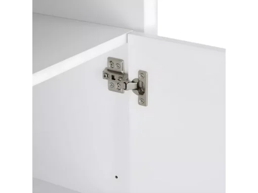 Buffet Haut Lyon Avec 2 Portes Et 2 Niches - MDF Et Bois - Blanc -Meilleur Meubles Magasin buffet 18873919