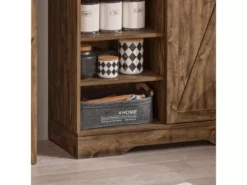 Buffet De Cuisine Meuble De Rangement Avec Porte De Grange Coulissante, FSB83-N -Meilleur Meubles Magasin buffet 19185365