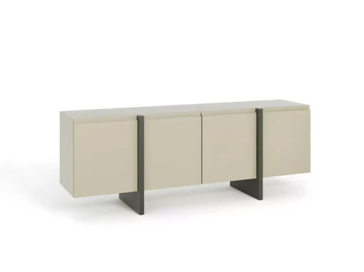 Commode QUEEN 180 Cm 4D Cachemire/graphite -Meilleur Meubles Magasin buffet 21772063