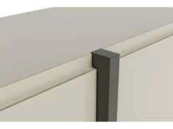 Commode QUEEN 180 Cm 4D Cachemire/graphite -Meilleur Meubles Magasin buffet 21772069