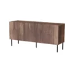 Commode NOCCIOLA 150 Cm 3D Façades Fraisées Noyer Warmian -Meilleur Meubles Magasin buffet 21866715