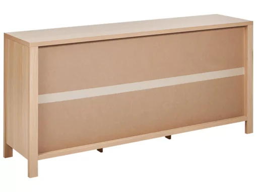 Commode à 3 Portes Effet Bois Clair RANDA -Meilleur Meubles Magasin buffet 23021511