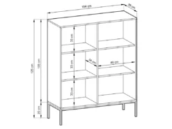 Commode NOVA SANDS K104 Buffet Avec 2 Portes Noir Mat -Meilleur Meubles Magasin buffet 23971009