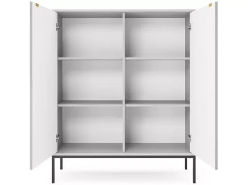 Commode NOVA SANDS K104 Buffet Avec 2 Portes Gris Mat -Meilleur Meubles Magasin buffet 23971481