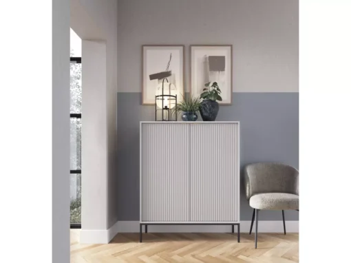 Commode NOVA SANDS K104 Buffet Avec 2 Portes Gris Mat -Meilleur Meubles Magasin buffet 23971485