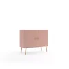Commode MALIBO 100 Cm 2D Rose -Meilleur Meubles Magasin buffet 24154379