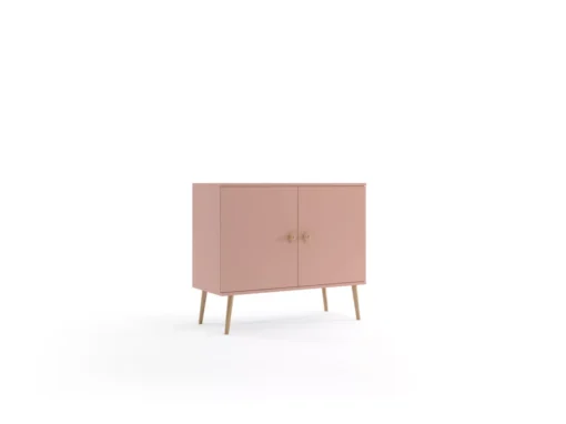 Commode MALIBO 100 Cm 2D Rose -Meilleur Meubles Magasin buffet 24154379