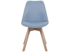 Lot De 2 Chaises En Tissu Bleu Clair DAKOTA II -Meilleur Meubles Magasin chaise 11711387