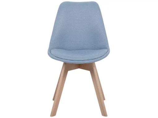 Lot De 2 Chaises En Tissu Bleu Clair DAKOTA II -Meilleur Meubles Magasin chaise 11711387