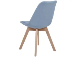 Lot De 2 Chaises En Tissu Bleu Clair DAKOTA II -Meilleur Meubles Magasin chaise 11711393