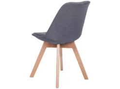 Lot De 2 Chaises En Tissu Bleu Foncé DAKOTA II -Meilleur Meubles Magasin chaise 11712727