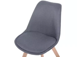 Lot De 2 Chaises En Tissu Bleu Foncé DAKOTA II -Meilleur Meubles Magasin chaise 11712729