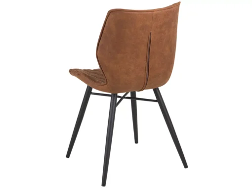 Lot De 2 Chaises En Tissu Marron LISLE -Meilleur Meubles Magasin chaise 11720865